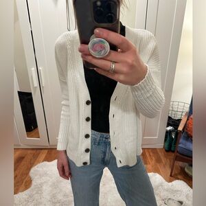 White Label Front Button Up Knit Cardigan (size S)